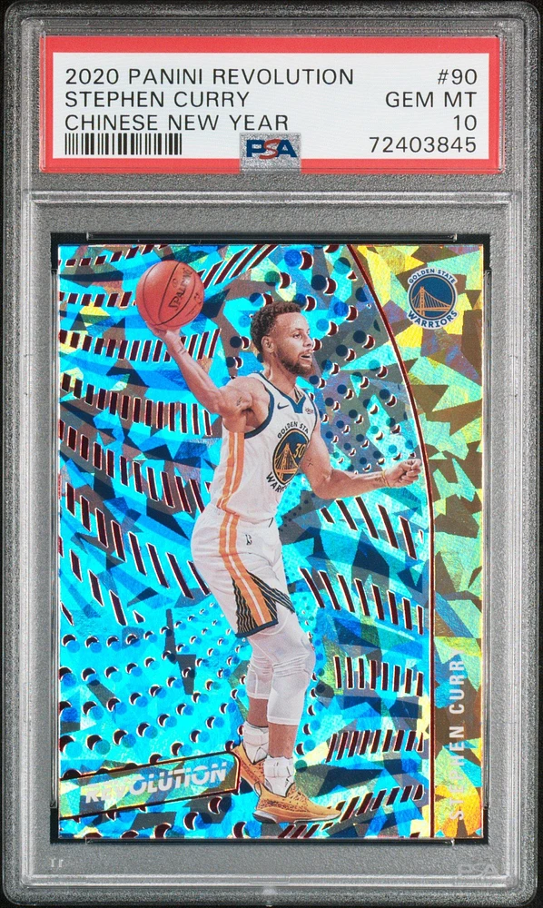 2020 Panini Revolution 90 Stephen Curry Chinese New Year PSA 10