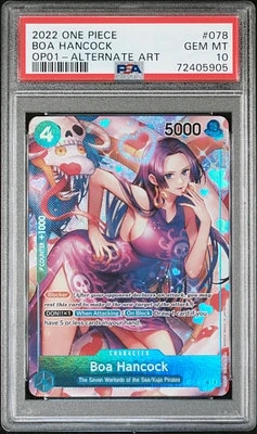 2022 One Piece Romance Dawn 078 Boa Hancock Alternate Art PSA 10