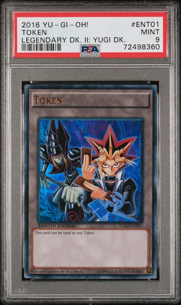 2016 Yu-gi-oh! Legendary Deck Ii Ent01 Token Yugi Deck PSA 9