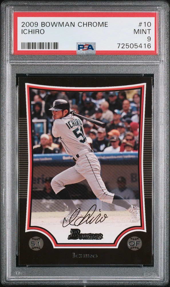 2009 Bowman Chrome 10 Ichiro PSA