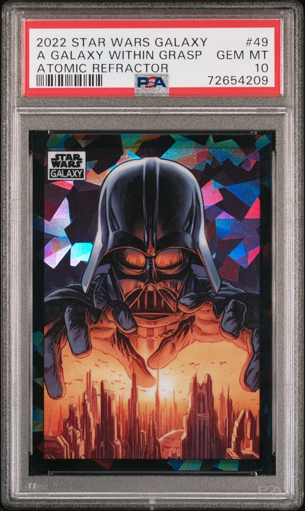 2022 Topps Chrome Star Wars Galaxy 49 A Galaxy Within Grasp Atomic Refractor PSA 10