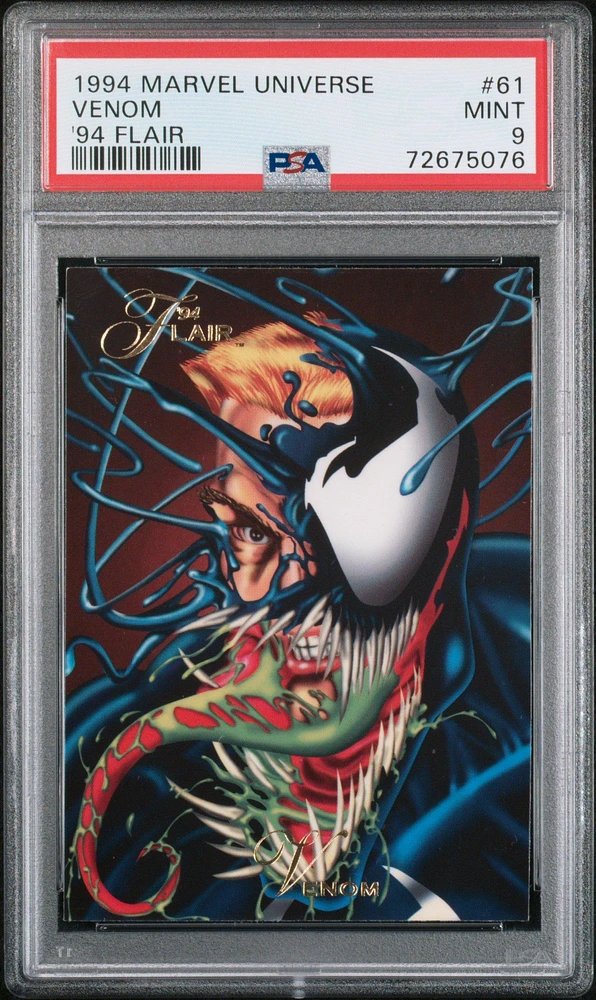 1994 Marvel Universe '94 Flair 61 Venom PSA 9