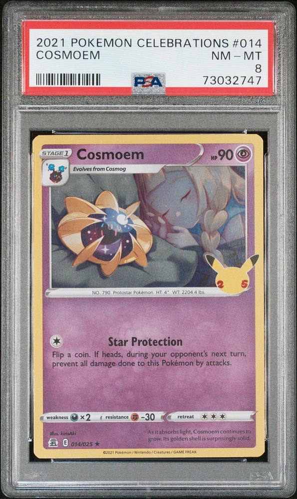 2021 Pokemon Celebrations 014 Cosmoem PSA