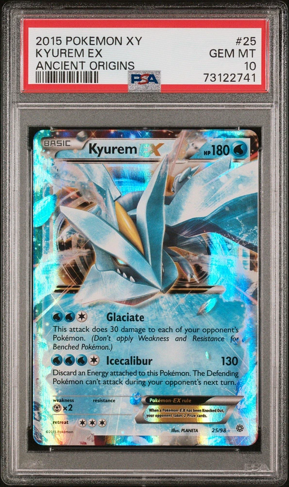 2015 Pokemon Xy Ancient Origins 25 Kyurem Ex PSA 10
