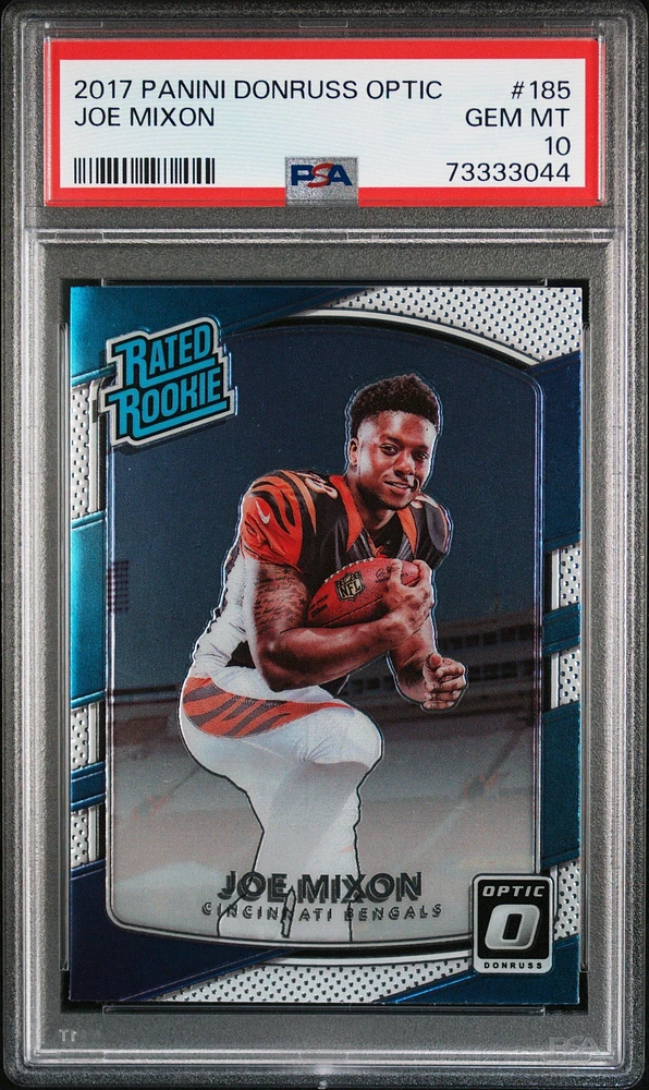 2017 Panini Donruss Optic 185 Joe Mixon PSA 10