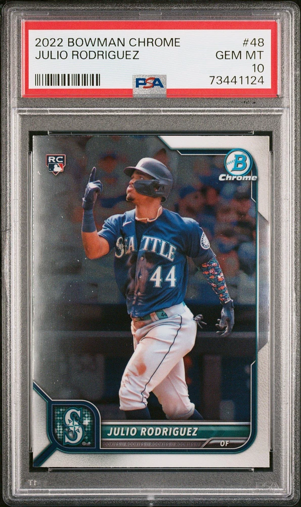2022 Bowman Chrome 48 Julio Rodriguez PSA