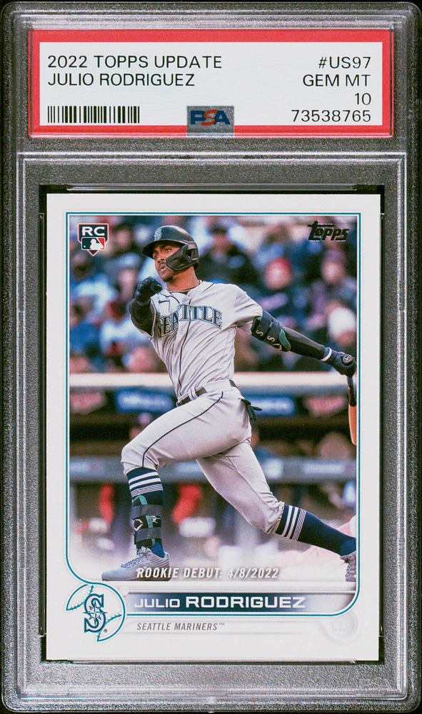 2022 Topps Update Us97 Julio Rodriguez PSA
