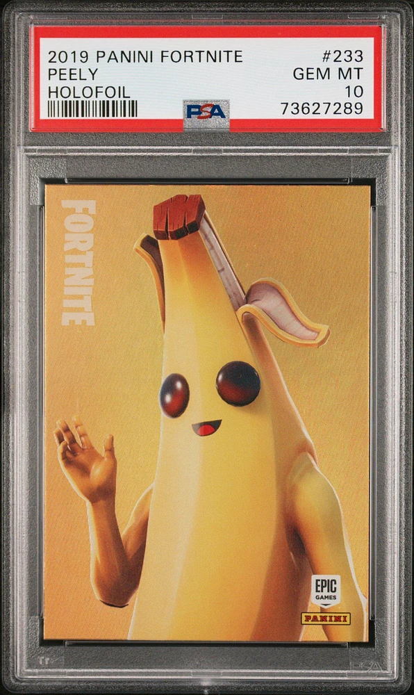 2019 Panini Fortnite 233 Peely Holofoil PSA 10