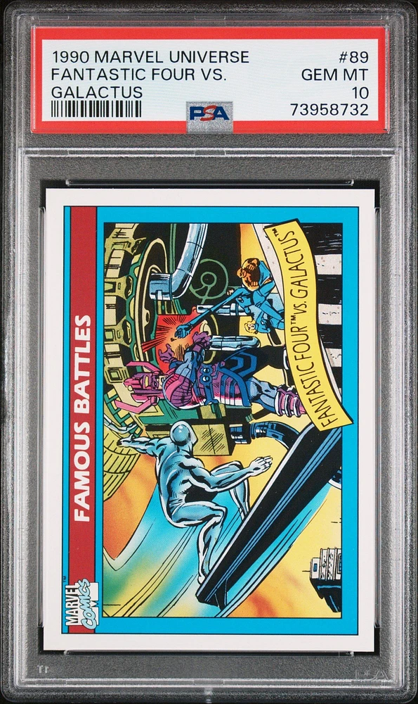 1990 Marvel Universe 89 Fantastic Four Vs. Galactus PSA 10