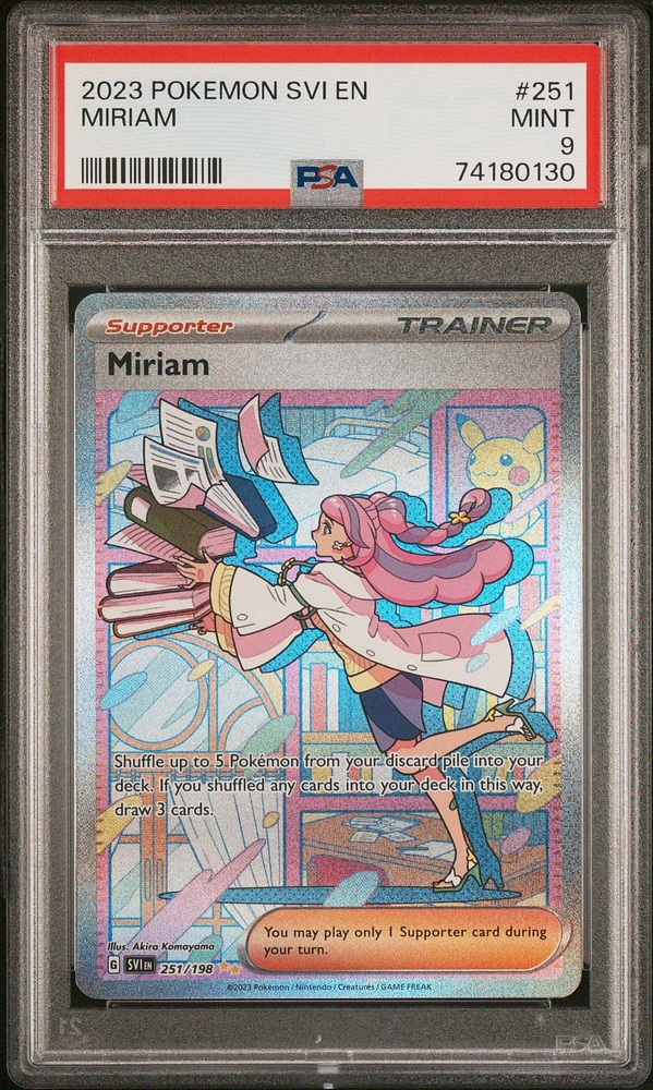2023 Pokemon Svi En-scarlet & Violet 251 Miriam PSA