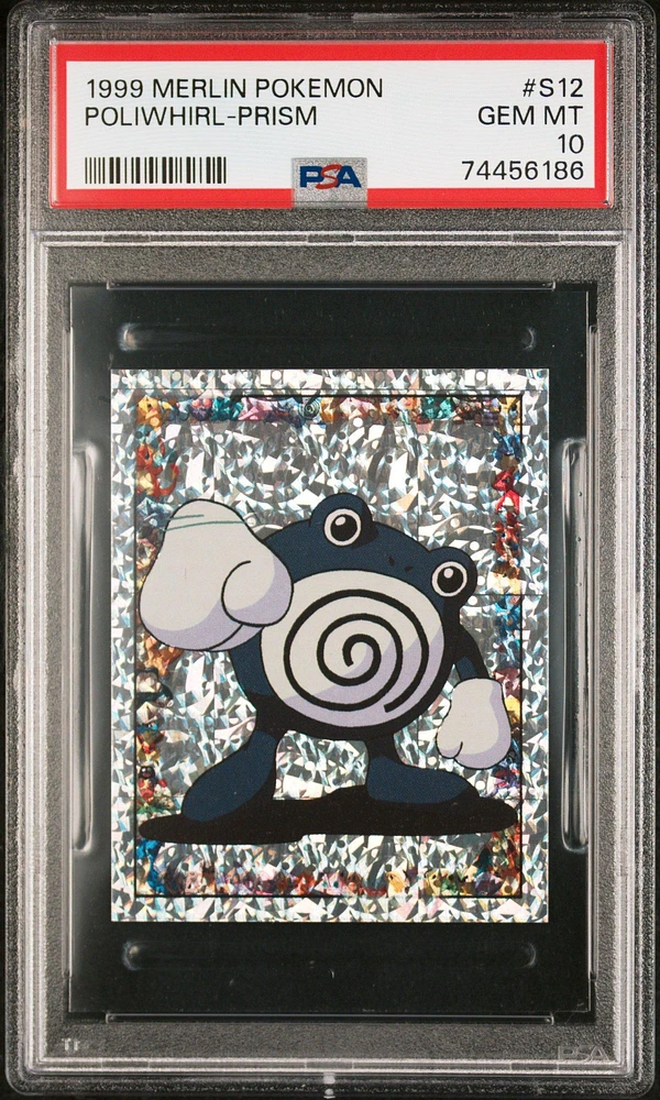 1999 Merlin Pokemon S12 Poliwhirl PSA 10