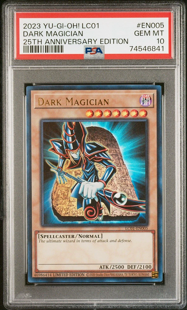 2023 Yu-gi-oh! Lc01-legendary Collection: 25th Anniversary Edition En005 Dark Magician PSA