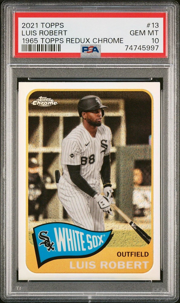 2021 Topps 1965 Topps Redux Chrome 13 Luis Robert PSA 10