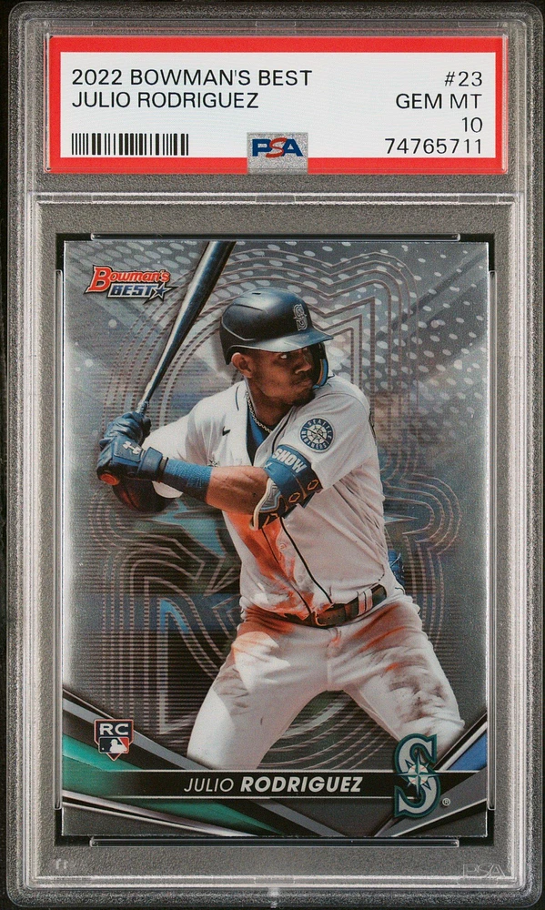 2022 Bowman's Best 23 Julio Rodriguez PSA 10