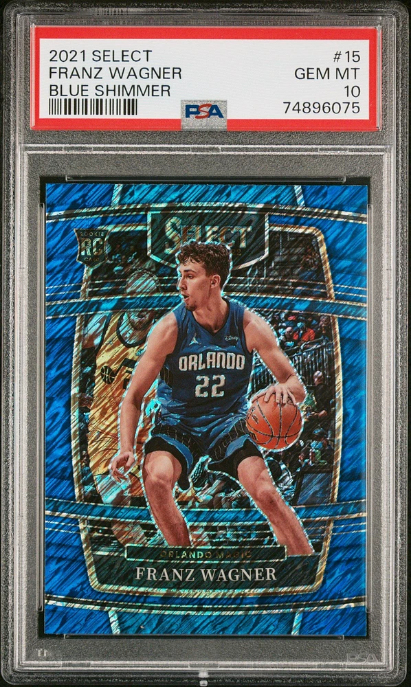 2021 Panini Select 15 Franz Wagner PSA 10