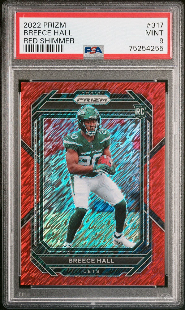 2022 Panini Prizm 317 Breece Hall PSA