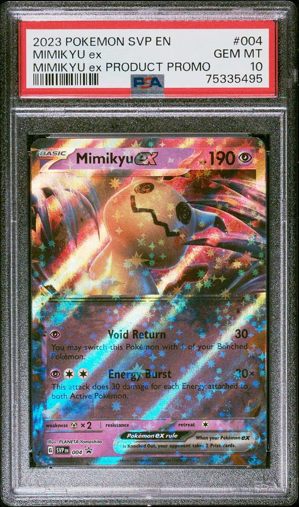 2023 Pokemon Svp En-sv Black Star Promo 004 Mimikyu Ex PSA 10