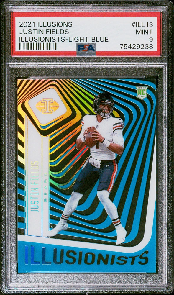 2021 Panini Illusions Illusionists Ill13 Justin Fields PSA 9