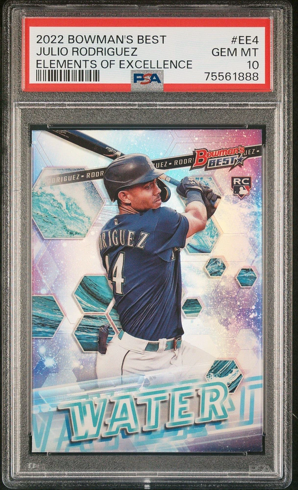 2022 Bowman's Best Elements Of Excellence Ee4 Julio Rodriguez PSA 10