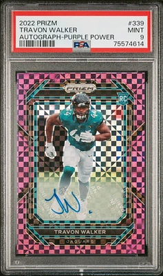 2022 Panini Prizm 339 Travon Walker PSA 9