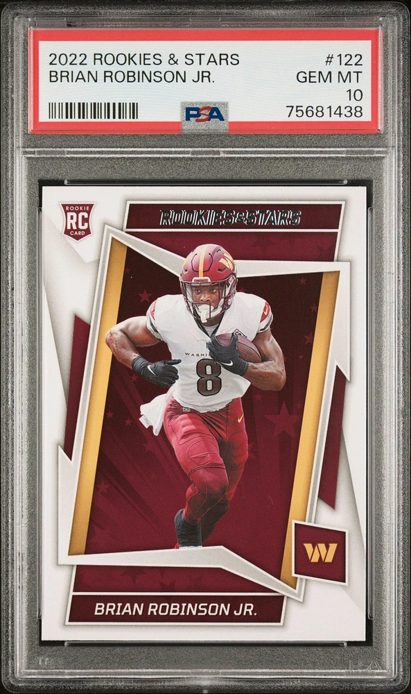 2022 Panini Rookies & Stars 122 Brian Robinson Jr. PSA 10