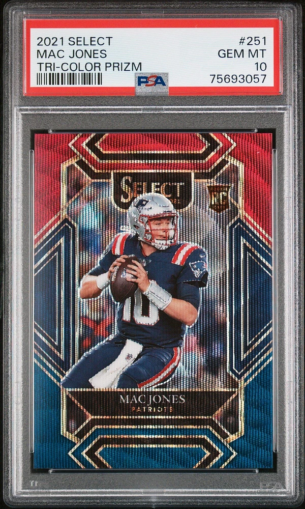 2021 Panini Select 251 Mac Jones PSA 10