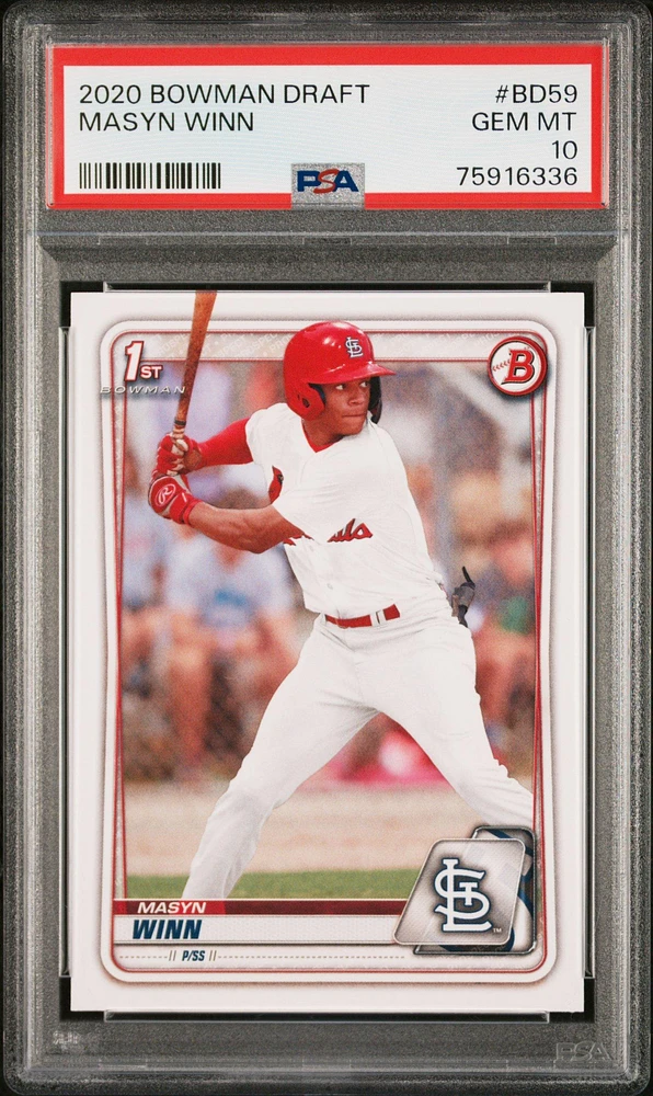 2020 Bowman Draft Bd59 Masyn Winn PSA 10