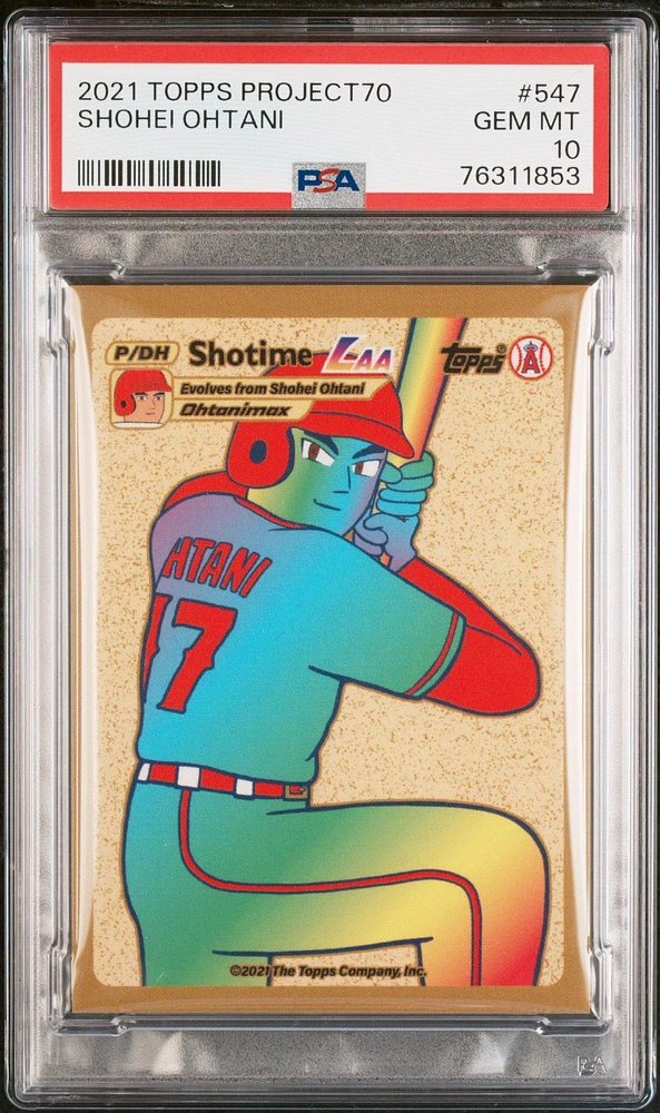 2021 Topps Project70 Shohei Ohtani PSA