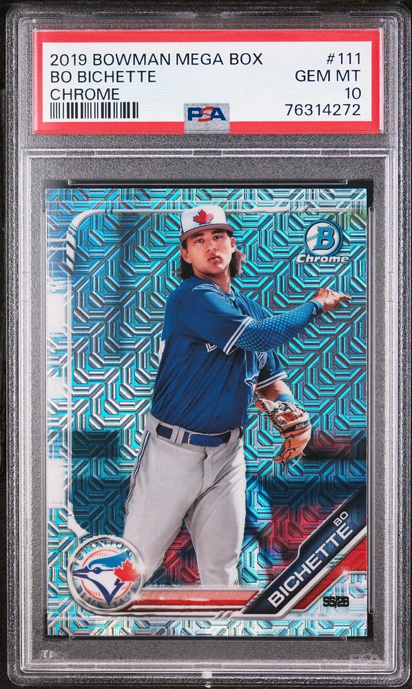 2019 Bowman Mega Box Chrome 111 Bo Bichette PSA 10
