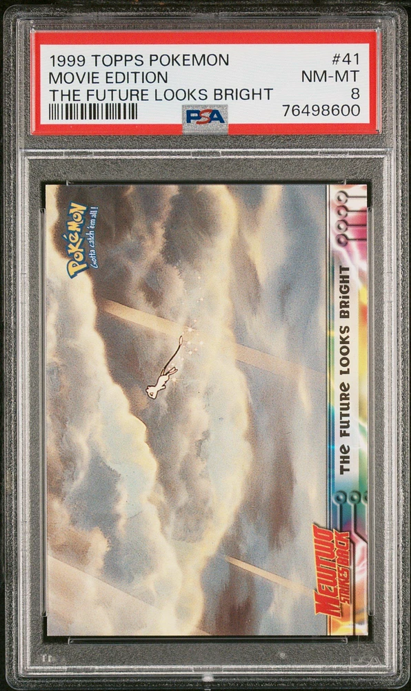 1999 Topps Pokemon The Movie Edt 41 Movie Edition PSA 8
