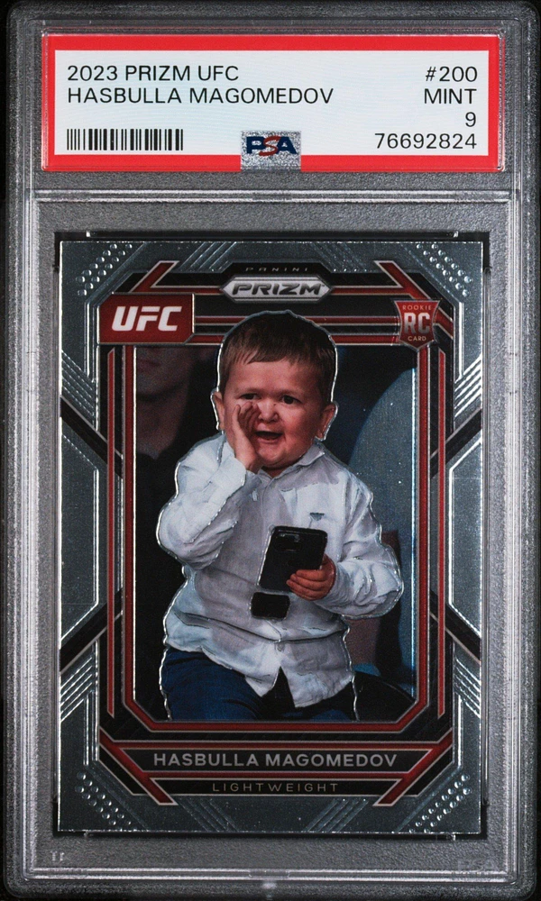 2023 Panini Prizm Ufc 200 Hasbulla Magomedov PSA 9