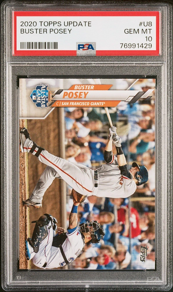 2020 Topps Update U8 Buster Posey PSA 10