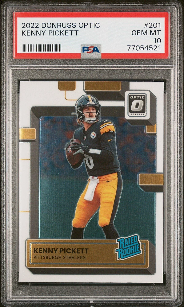 2022 Panini Donruss Optic 201 Kenny Pickett PSA 10