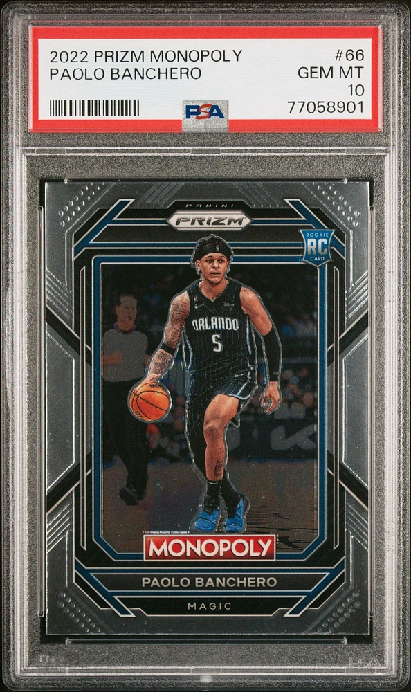 2022 Panini Prizm Monopoly 66 Paolo Banchero PSA