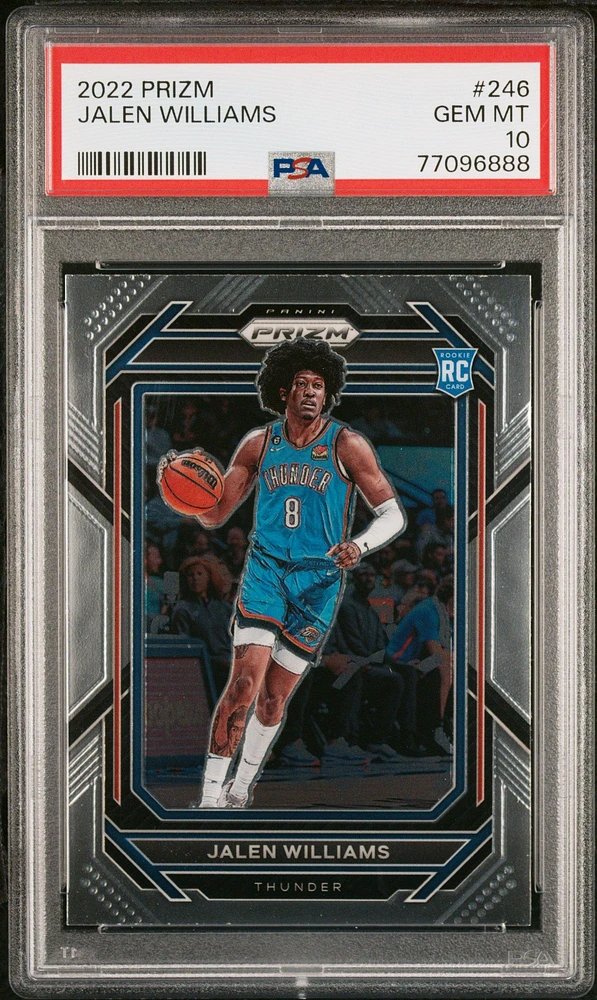 2022 Panini Prizm 246 Jalen Williams PSA 10