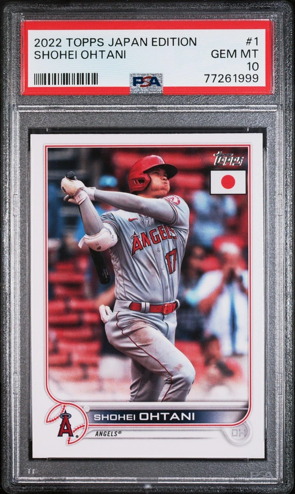 2022 Topps Japan Edition 1 Shohei Ohtani PSA 10