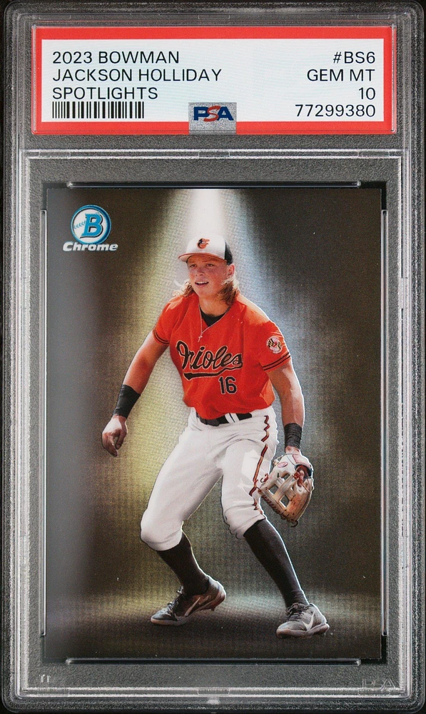 2023 Bowman Spotlights Bs6 Jackson Holliday PSA 10