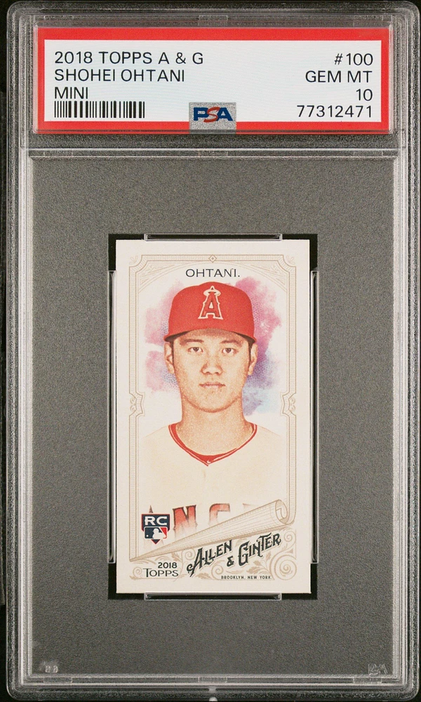 2018 Topps Allen & Ginter 100 Shohei Ohtani Mini PSA 10