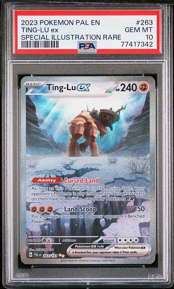 2023 Pokemon Pal En-paldea Evolved 263 Ting PSA 10
