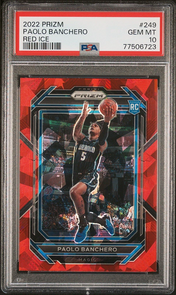 2022 Panini Prizm 249 Paolo Banchero Ice PSA