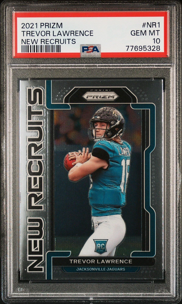 2021 Panini Prizm New Recruits Nr1 Trevor Lawrence PSA 10