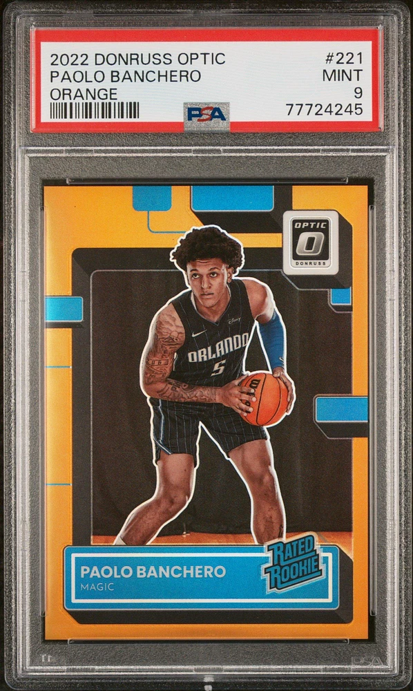2022 Panini Donruss Optic 221 Paolo Banchero PSA