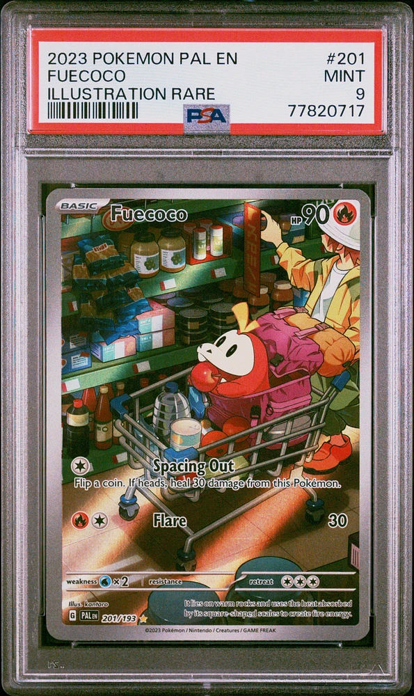 2023 Pokemon Pal En-paldea Evolved 201 Fuecoco PSA