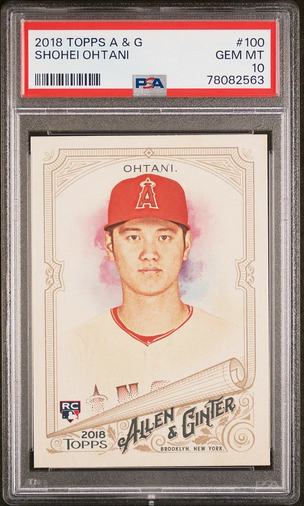 2018 Topps Allen & Ginter 100 Shohei Ohtani PSA 10