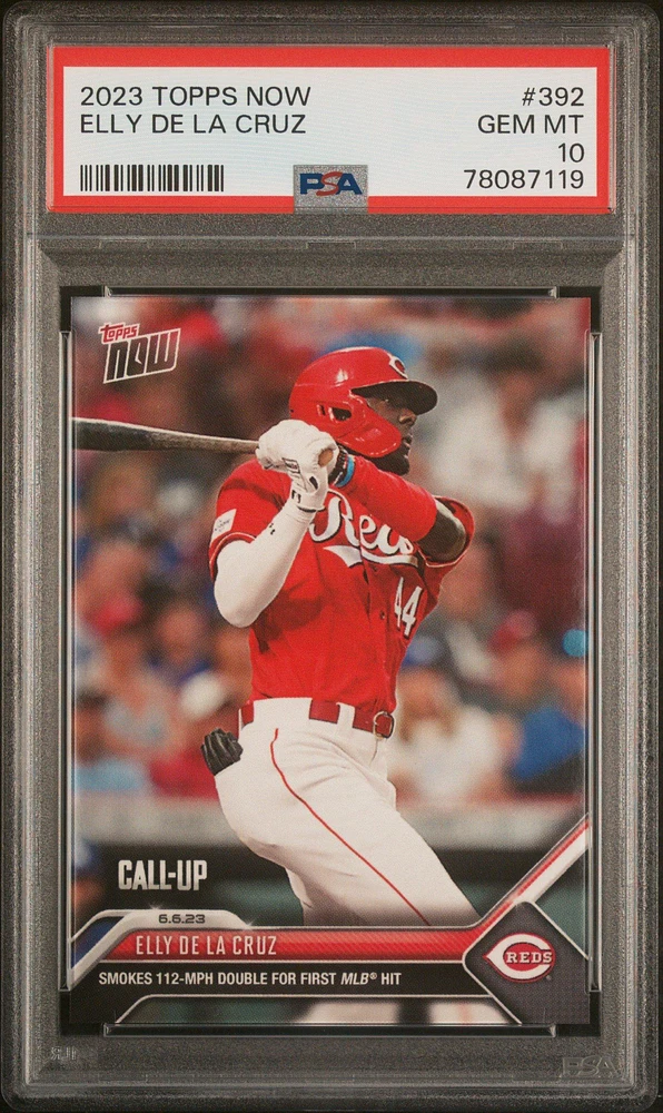 2023 Topps Now 392 Elly De La Cruz PSA 10