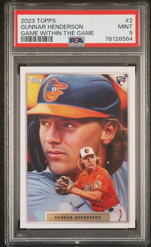 2023 Topps Game Within The Game 2 Gunnar Henderson PSA 9
