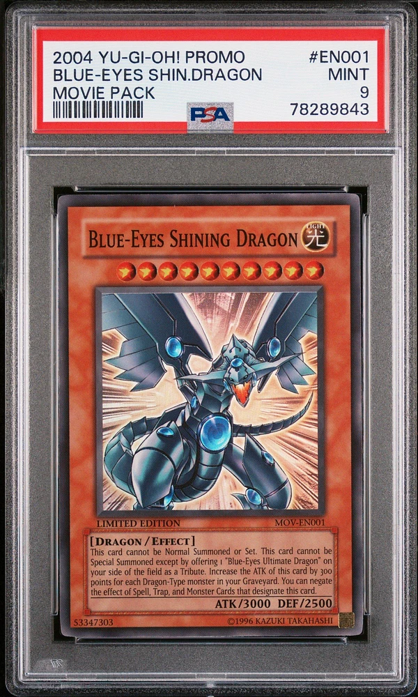 2004 Yu-gi-oh! Promo En001 Blue PSA