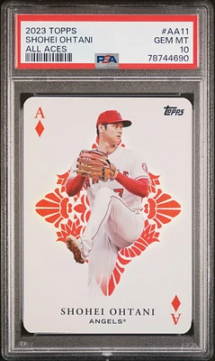 2023 Topps All Aces Aa11 Shohei Ohtani PSA