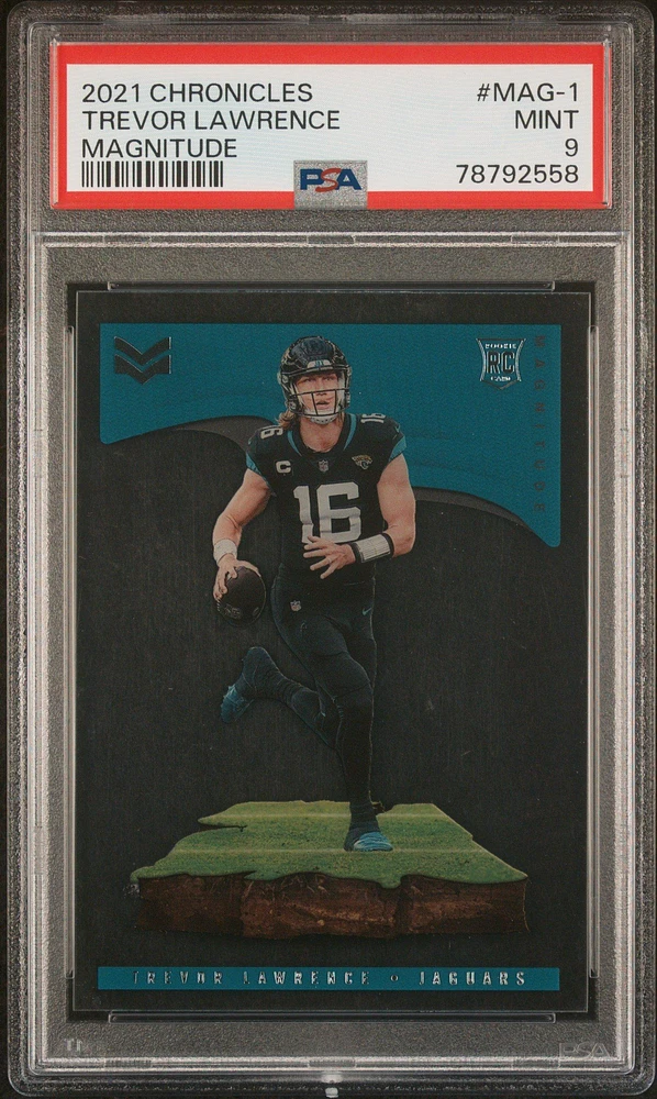 2021 Panini Chronicles Magnitude Mag-1 Trevor Lawrence PSA 9