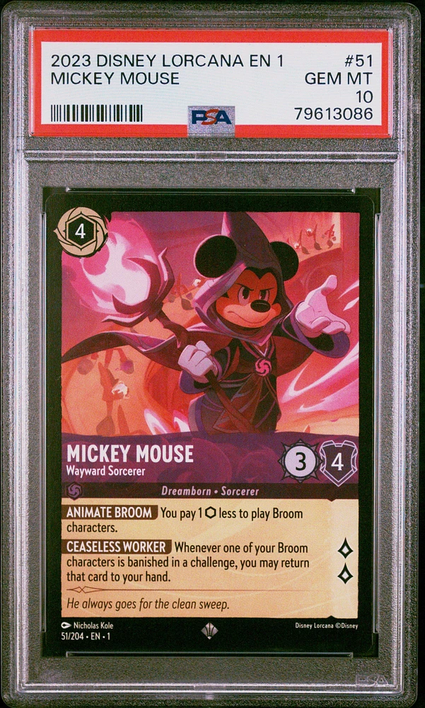 2023 Disney Lorcana En 1-the First Chapter 51 Mickey Mouse